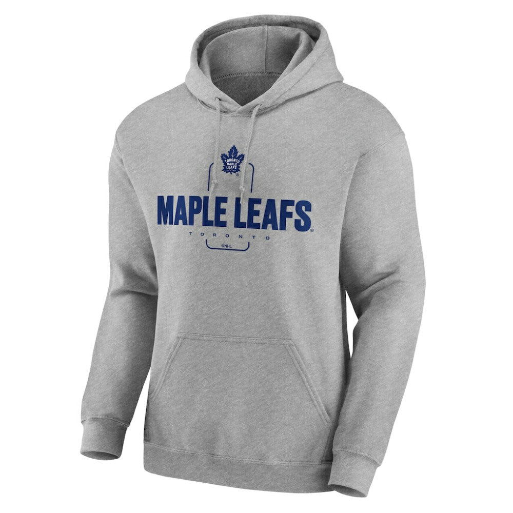 Toronto Maple Leafs Personalized Name & Number Midfielder Pullover Hoodie Gray