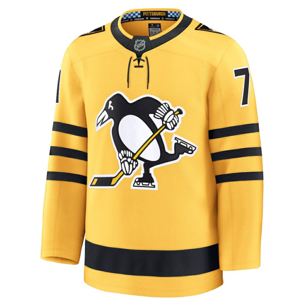 Evgeni Malkin Pittsburgh Penguins Fanatics Alternate Premium Player Jersey Gold