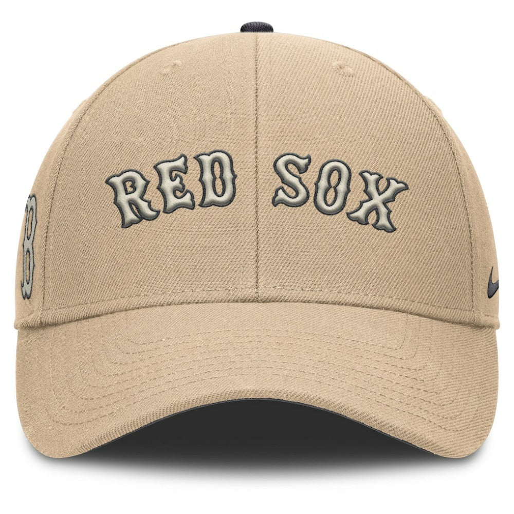 Boston Red Sox Rise Adjustable Hat Khaki | Nike