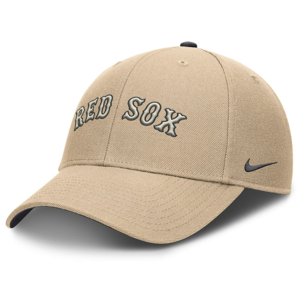 Boston Red Sox Rise Adjustable Hat Khaki | Nike