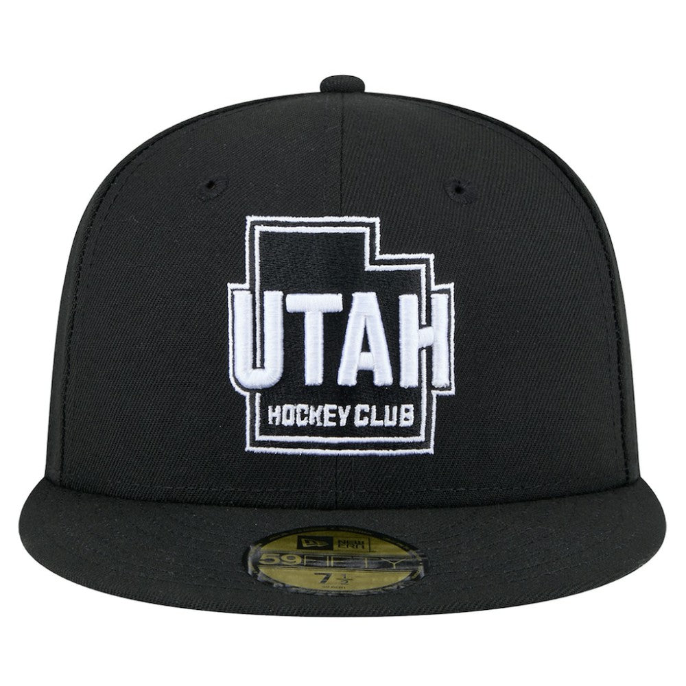 Utah Mammoth New Era State Shape 1st Season 59FIFTY Fitted Hat Black