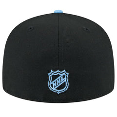 Utah Mammoth New Era Lockup 1st Season 59FIFTY Fitted Hat Black/Light Blue