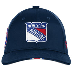 New York Rangers Fanatics Youth 2025 NHL Draft Authentic Pro On-Stage Podium Adjustable Hat Navy