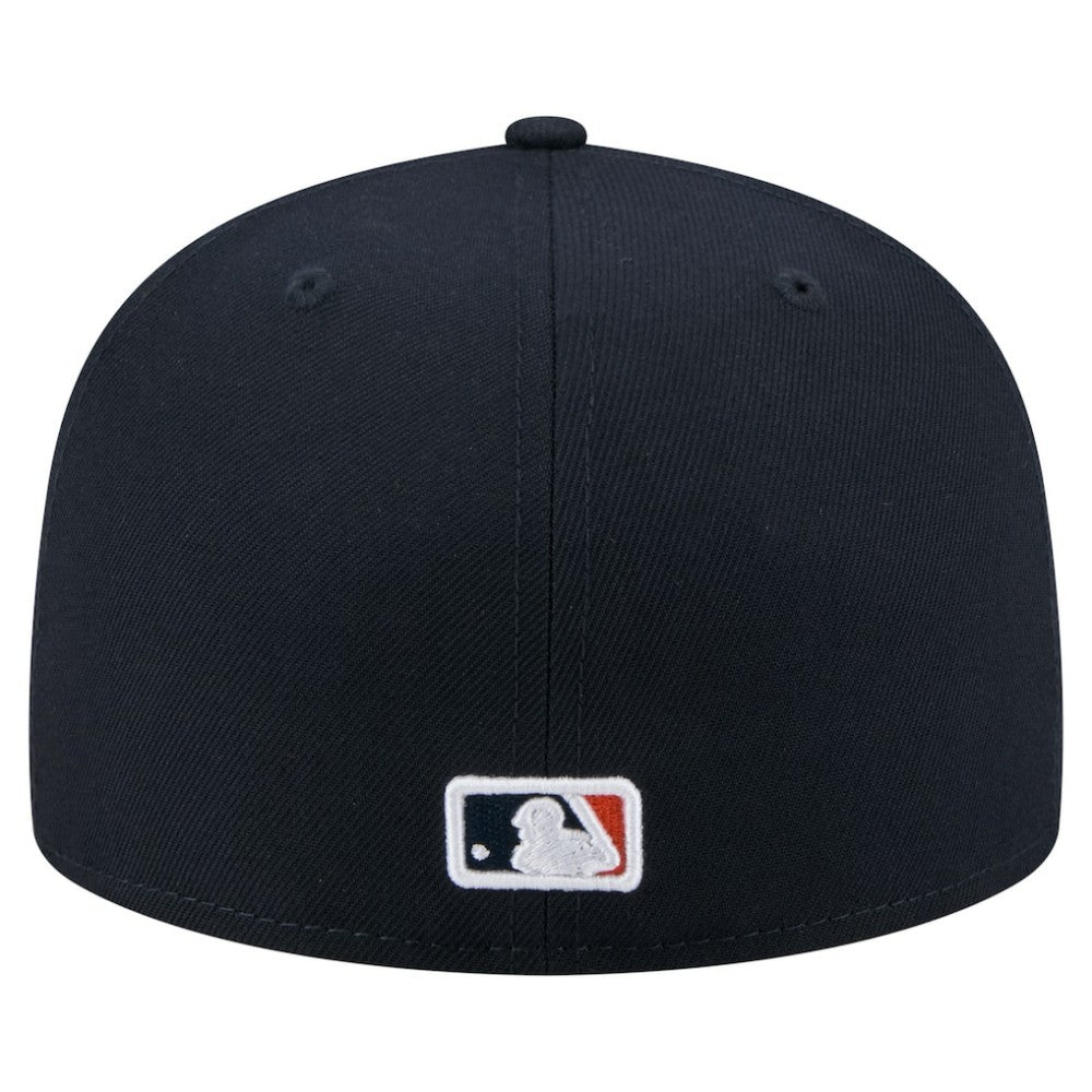 Houston Astros Yarn Stitch 59FIFTY Fitted Hat Navy | New Era