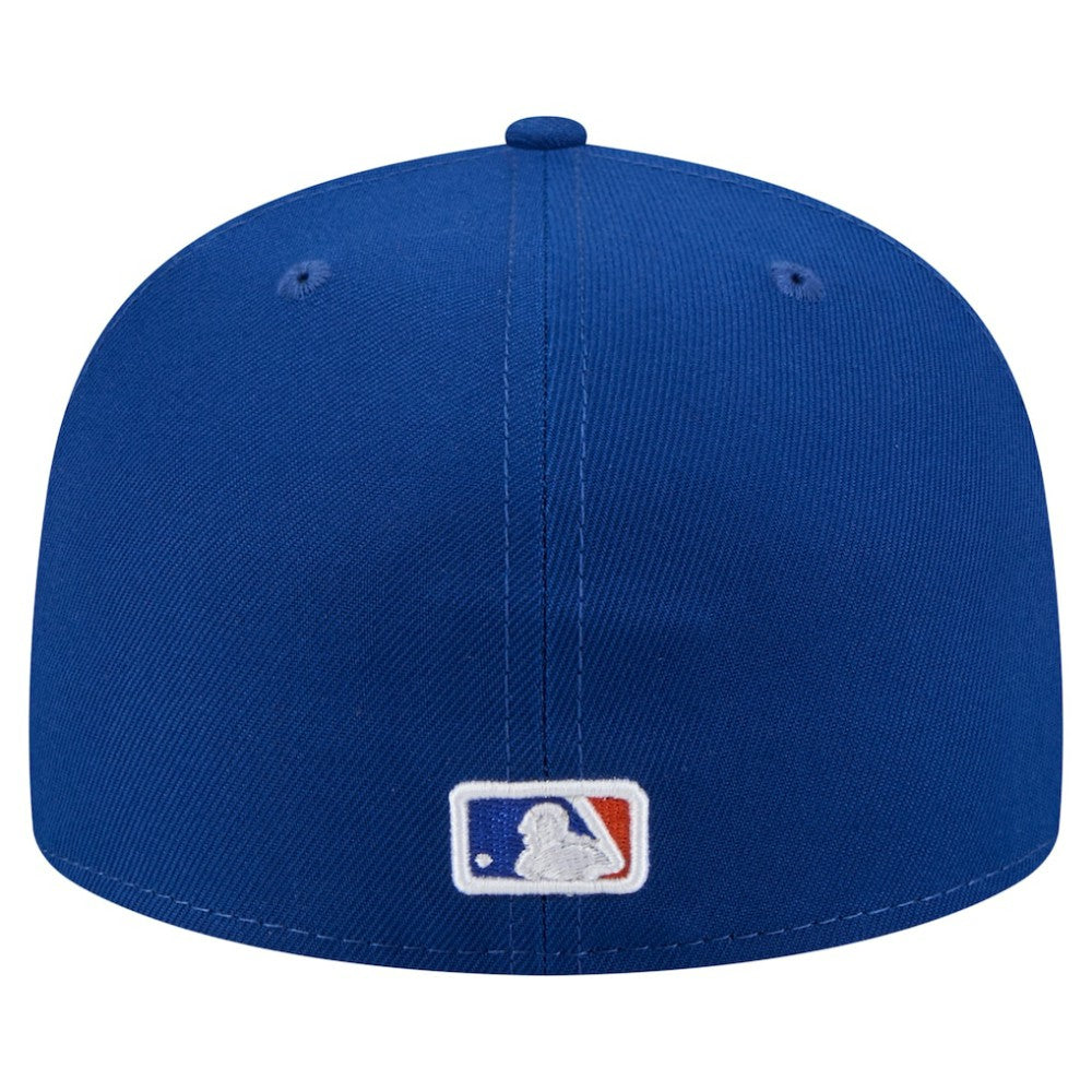 New York Mets Yarn Stitch 59FIFTY Fitted Hat Royal | New Era