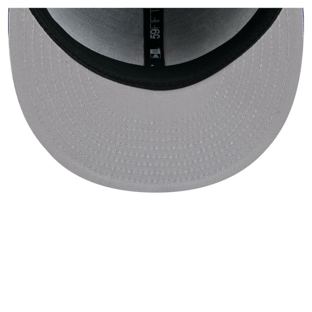 New York Mets Yarn Stitch 59FIFTY Fitted Hat Royal | New Era