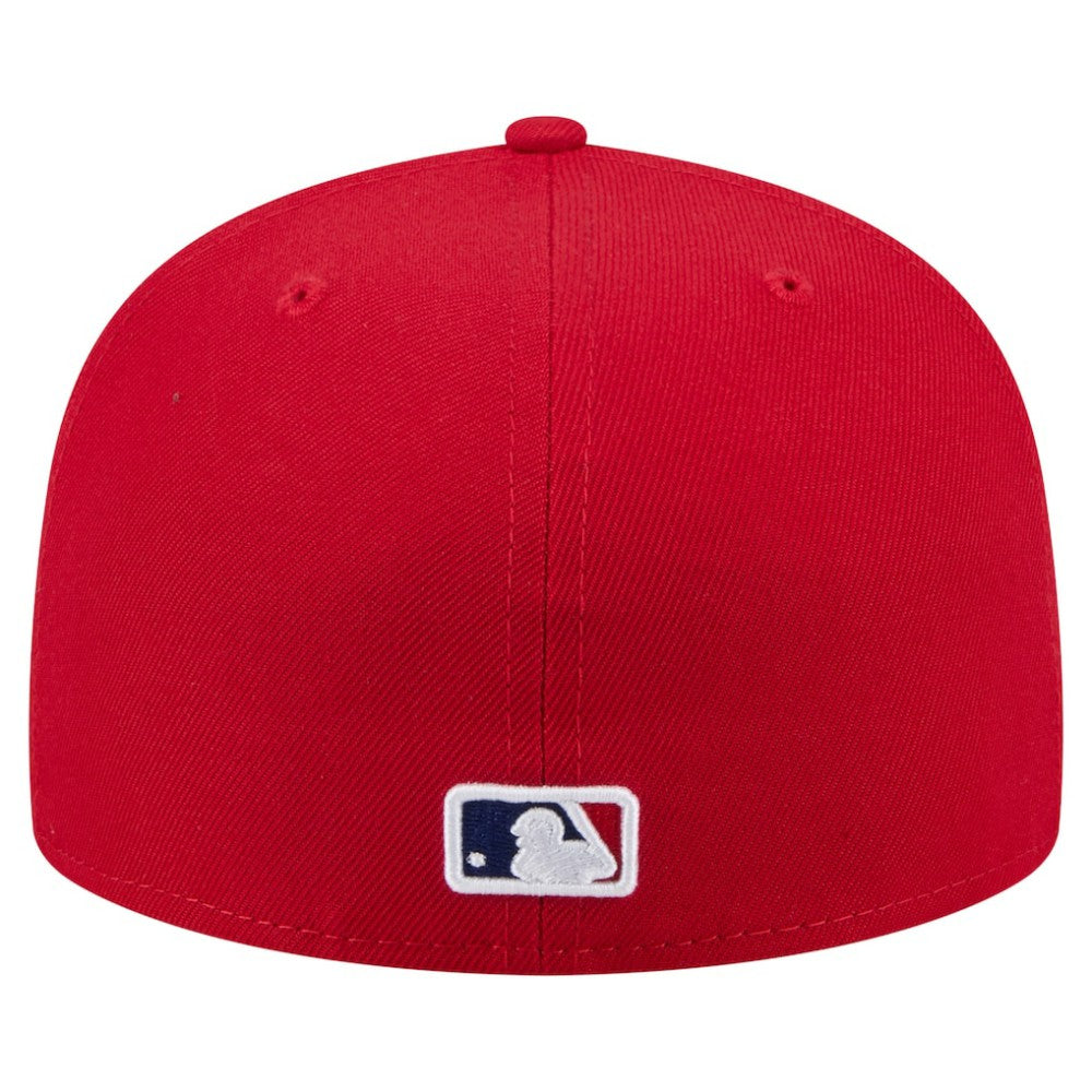Philadelphia Phillies Yarn Stitch 59FIFTY Fitted Hat Red | New Era