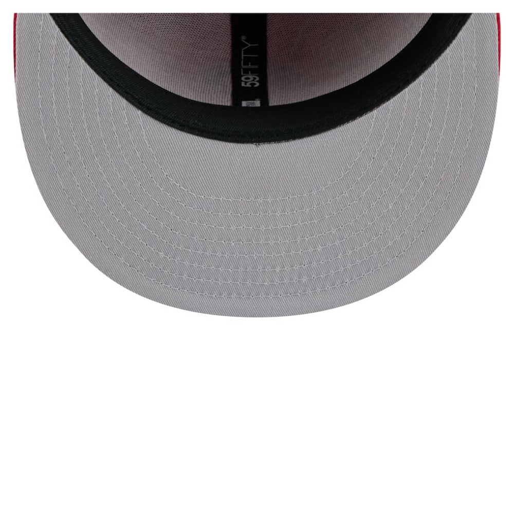 Philadelphia Phillies Yarn Stitch 59FIFTY Fitted Hat Red | New Era