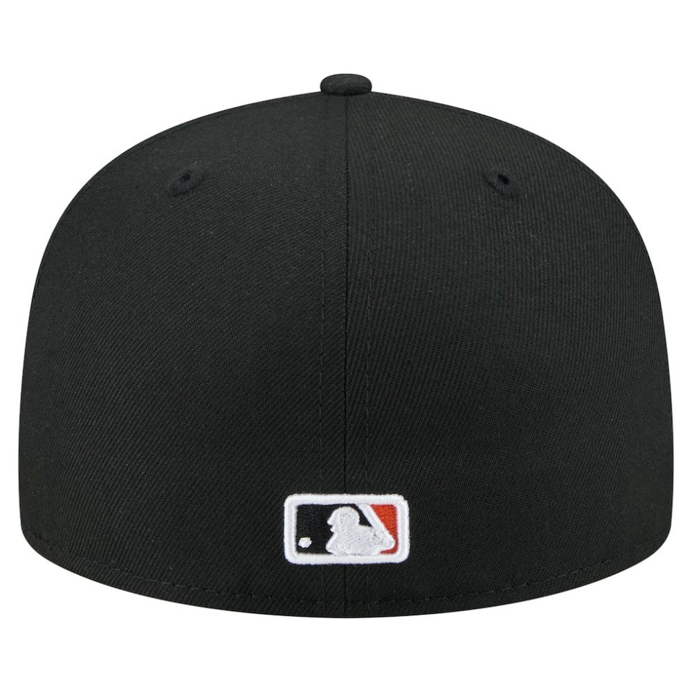 San Francisco Giants Yarn Stitch 59FIFTY Fitted Hat Black | New Era