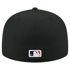 San Francisco Giants Yarn Stitch 59FIFTY Fitted Hat Black | New Era