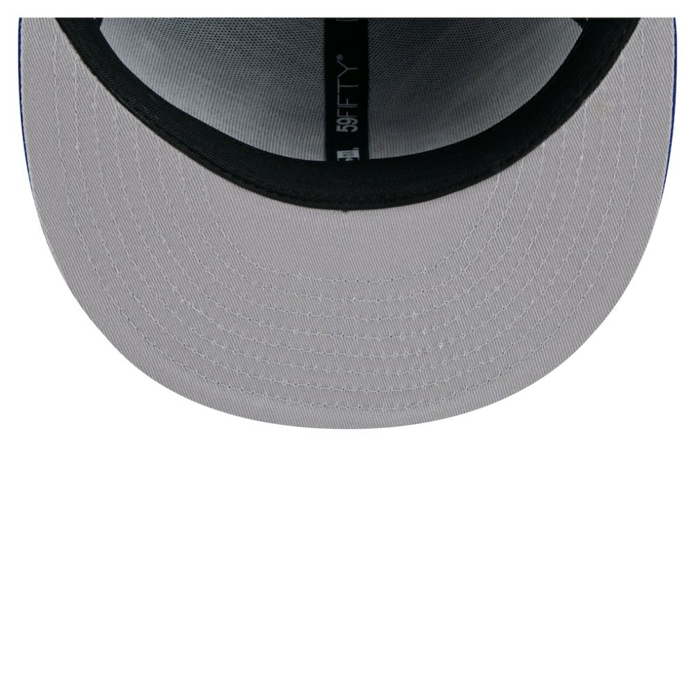 Chicago Cubs Yarn Stitch 59FIFTY Fitted Hat Royal | New Era