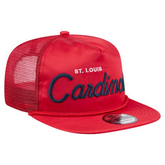 St. Louis Cardinals Retro Satin Script Golfer Adjustable Hat Red | New Era