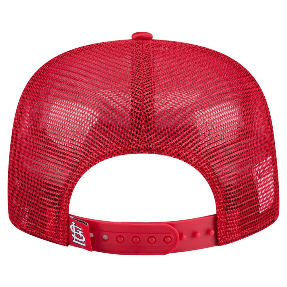 St. Louis Cardinals Retro Satin Script Golfer Adjustable Hat Red | New Era