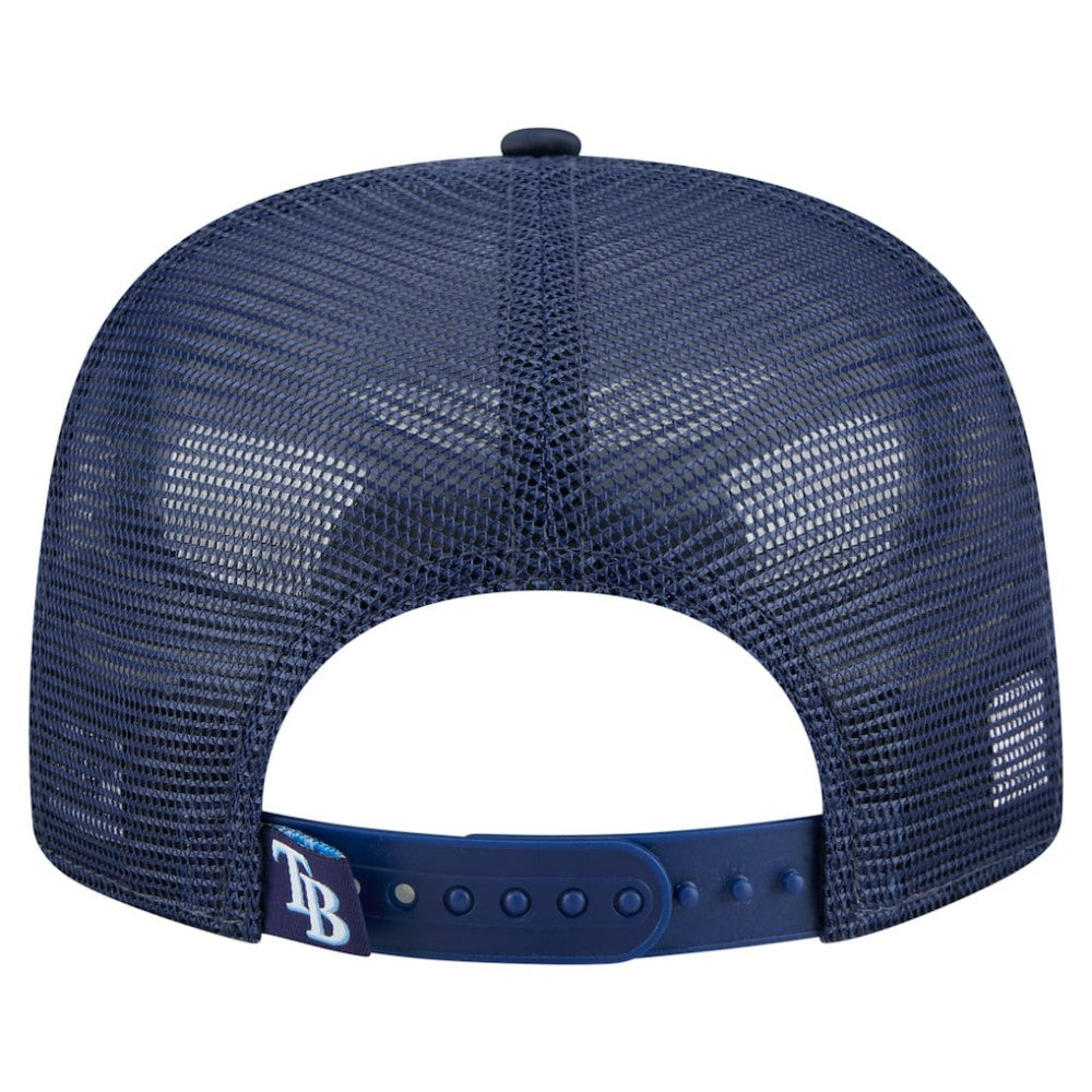 Tampa Bay Rays Retro Satin Script Golfer Adjustable Hat Navy | New Era