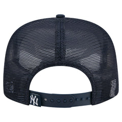 New York Yankees Retro Satin Script Golfer Adjustable Hat Navy | New Era