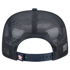 Houston Astros Retro Satin Script Golfer Adjustable Hat Navy | New Era