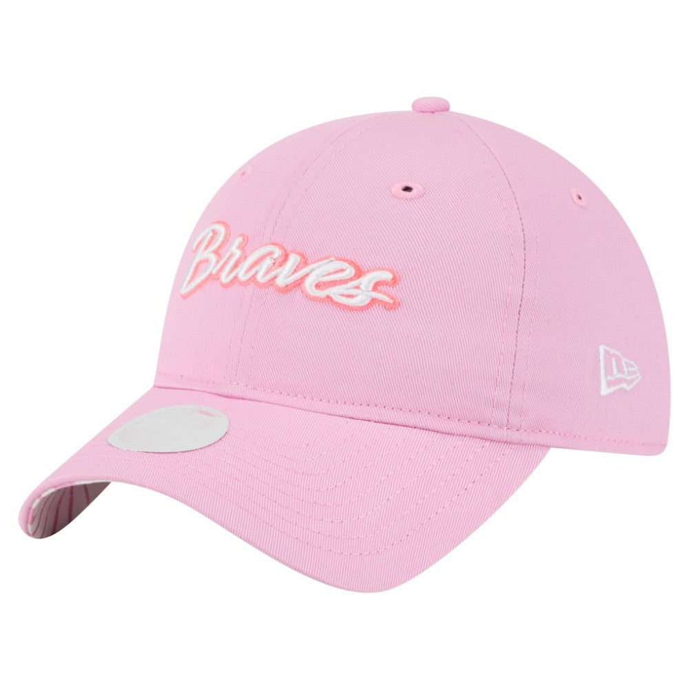 Atlanta Braves Women's Mother's Day 9TWENTY Adjustable Hat Pink | New Era