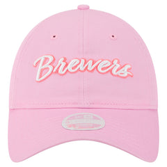 Milwaukee Brewers Women's Mother's Day 9TWENTY Adjustable Hat Pink | New Era