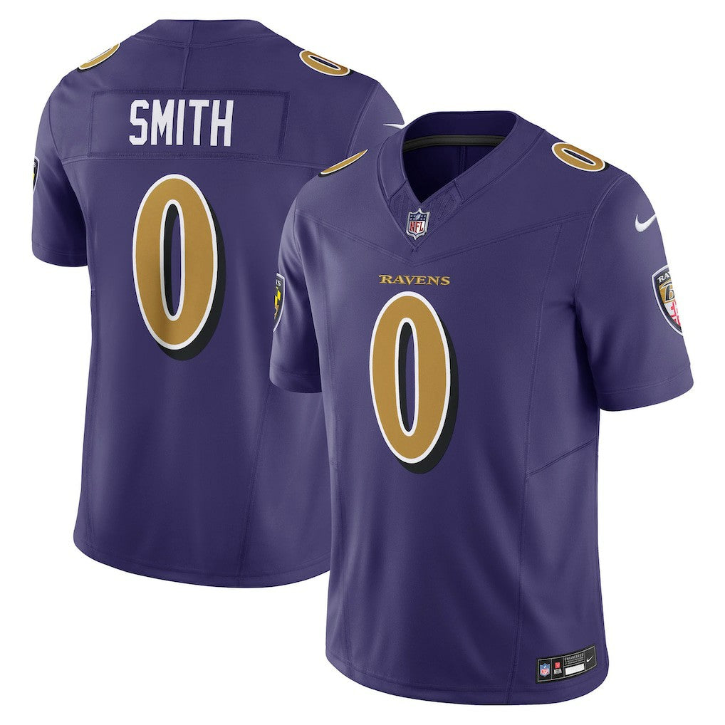 Roquan Smith Baltimore Ravens Alternate 2 Vapor F.U.S.E. Limited Jersey - Purple