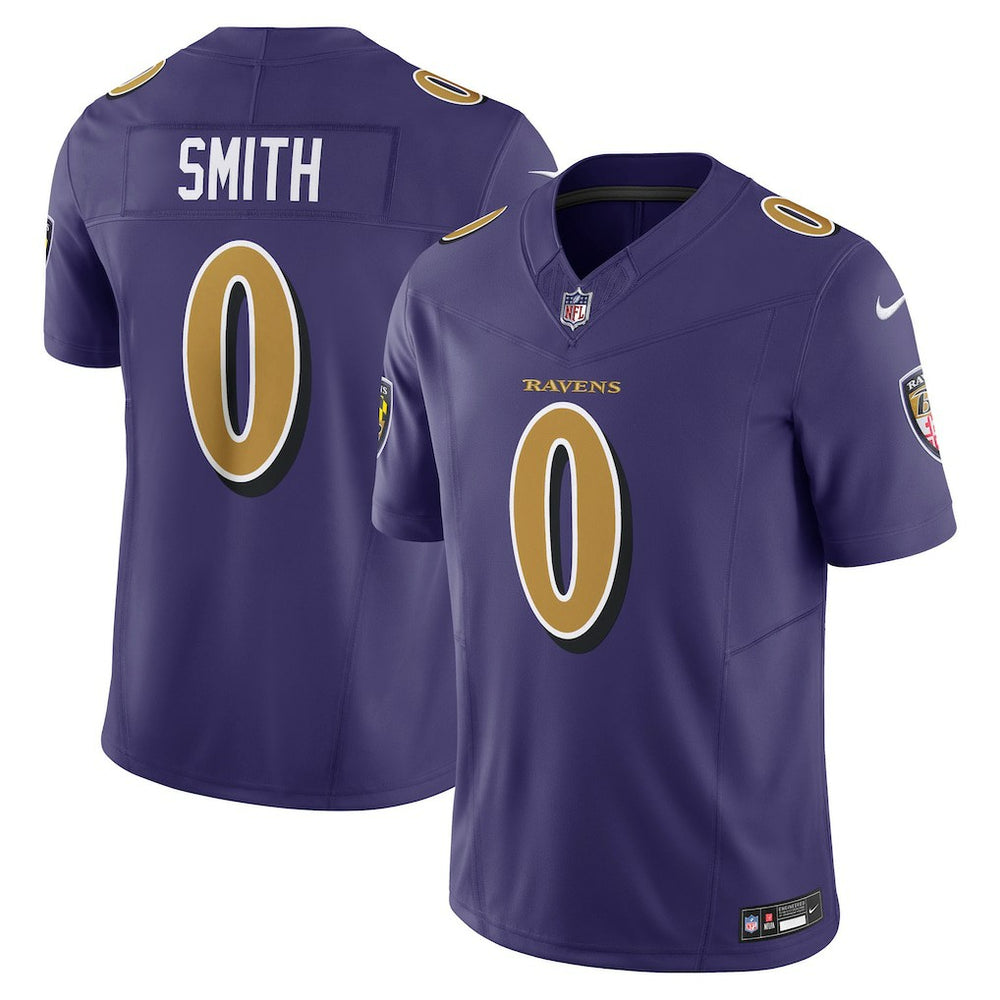 Roquan Smith Baltimore Ravens Alternate 2 Vapor F.U.S.E. Limited Jersey - Purple