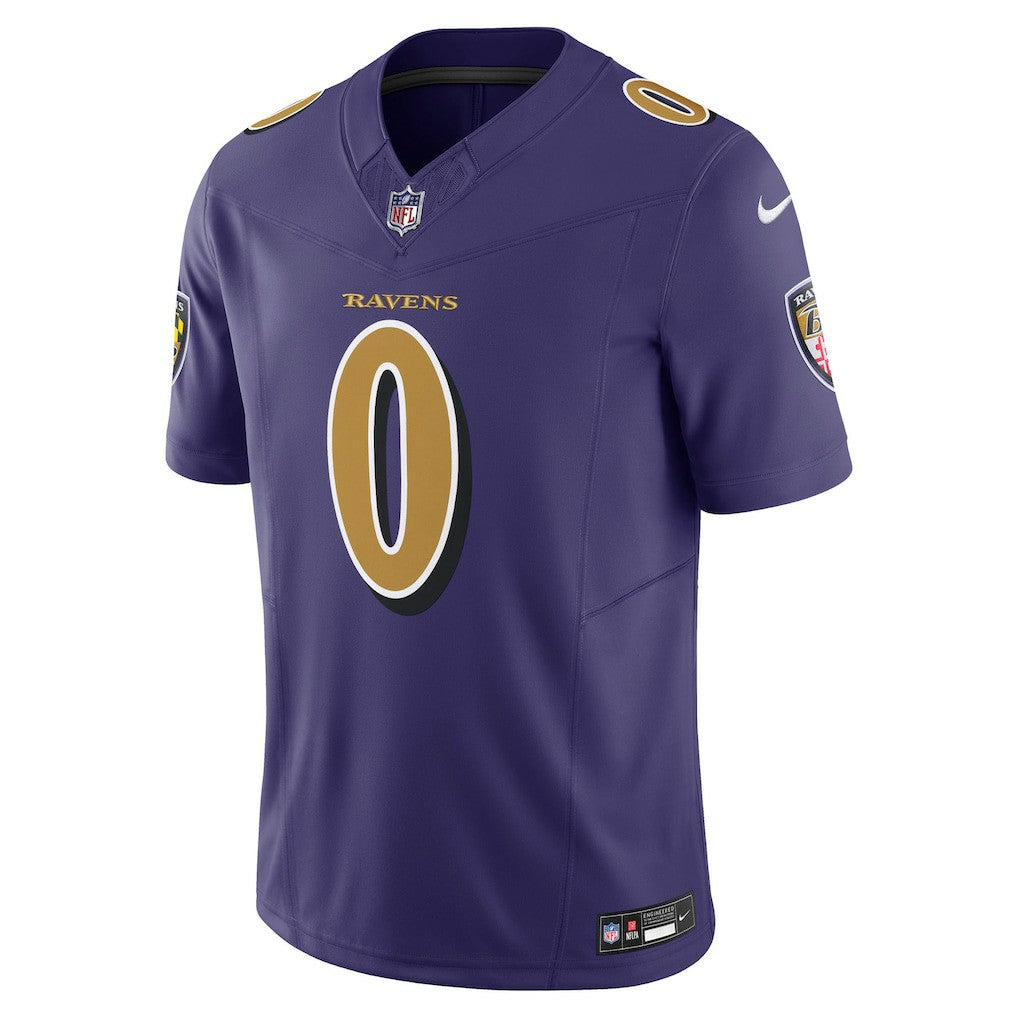 Roquan Smith Baltimore Ravens Alternate 2 Vapor F.U.S.E. Limited Jersey - Purple