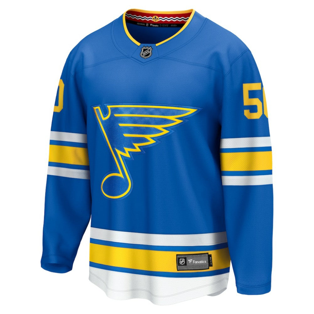 Jordan Binnington St. Louis Blues Fanatics Home Breakaway Player Jersey Blue