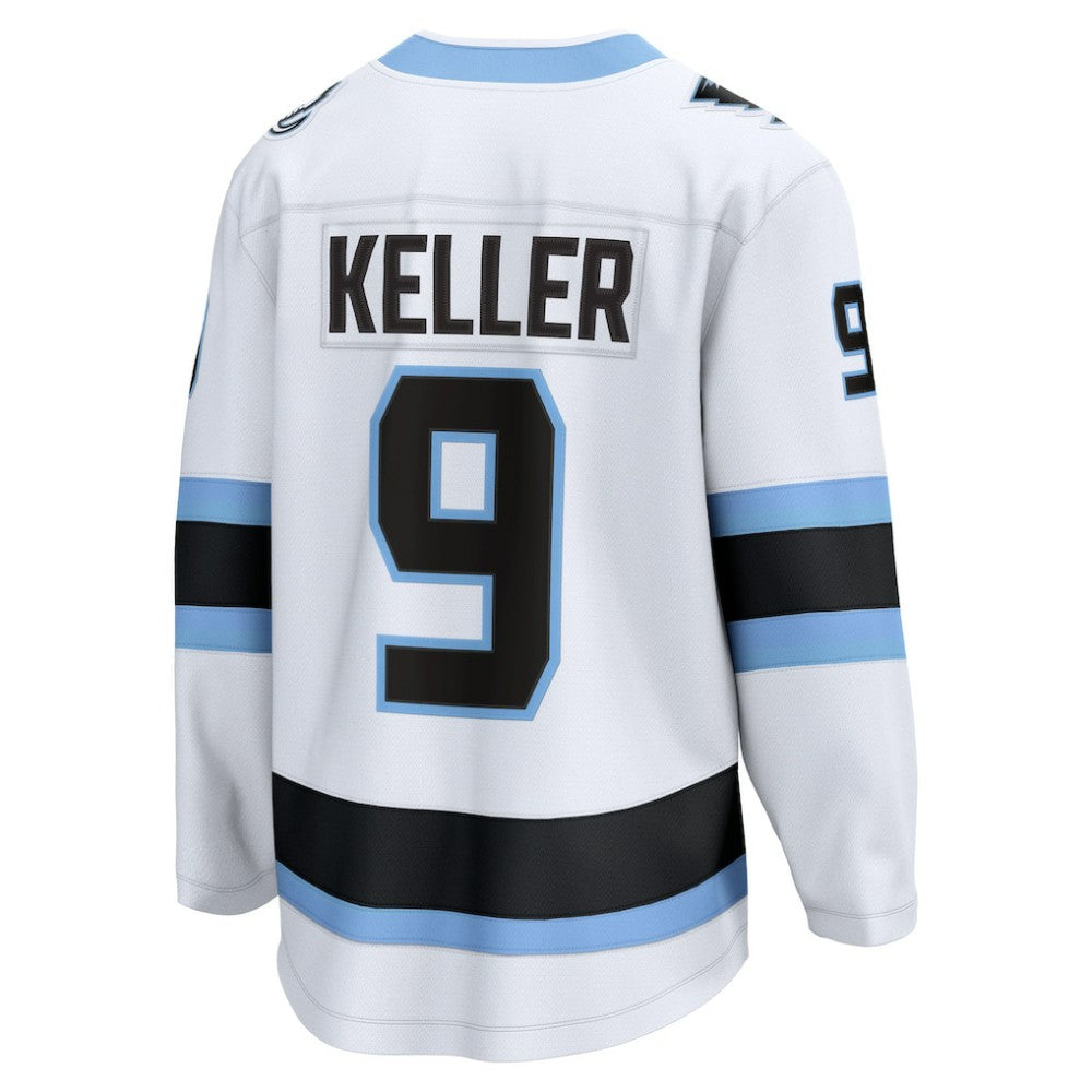 Clayton Keller Utah Mammoth Fanatics Away Breakaway Player Jersey White