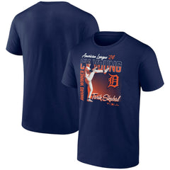 Tarik Skubal Detroit Tigers Player T-Shirt Navy