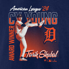 Tarik Skubal Detroit Tigers Player T-Shirt Navy