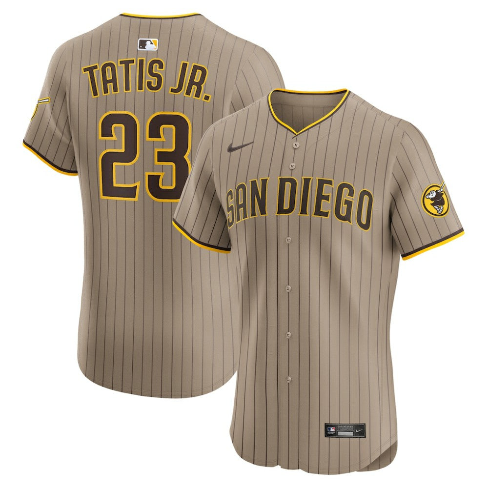 Fernando Tatis Jr. San Diego Padres Alternate Elite Jersey Sand | Nike