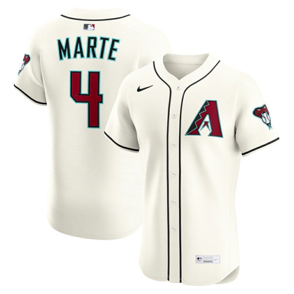 Ketel Marte Arizona Diamondbacks Home Elite Jersey - Cream