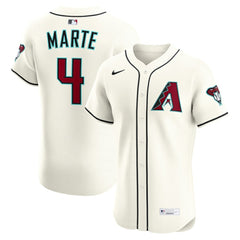 Ketel Marte Arizona Diamondbacks Home Elite Jersey - Cream