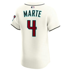 Ketel Marte Arizona Diamondbacks Home Elite Jersey - Cream