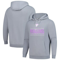Pittsburgh Penguins Levelwear Hockey Fights Cancer Pulsar Off Season Tri-Blend Pullover Hoodie Gray