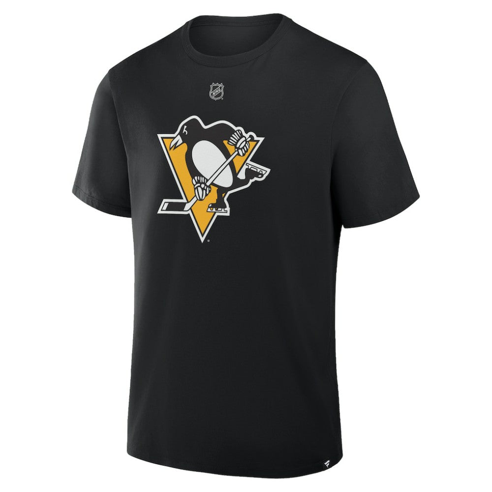 Kris Letang Pittsburgh Penguins Fanatics Authentic Stack Name & Number T-Shirt Black