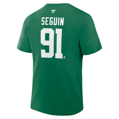 Tyler Seguin Dallas Stars Fanatics Authentic Stack Name & Number T-Shirt Kelly Green