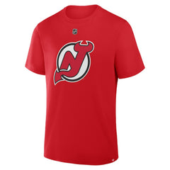 Jacob Markstrom New Jersey Devils Fanatics Authentic Stack Name & Number T-Shirt Red