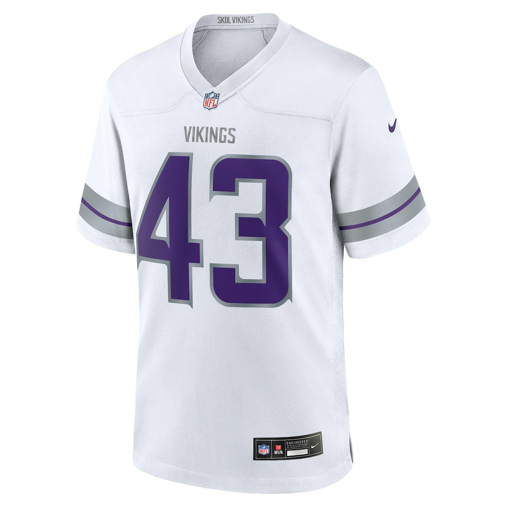 Andrew Van Ginkel Minnesota Vikings Alternate Game Jersey - White