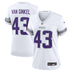Andrew Van Ginkel Minnesota Vikings Women's Alternate Game Jersey - White