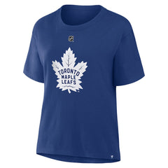 William Nylander Toronto Maple Leafs Fanatics Women's Authentic Stack Name & Number T-Shirt Blue