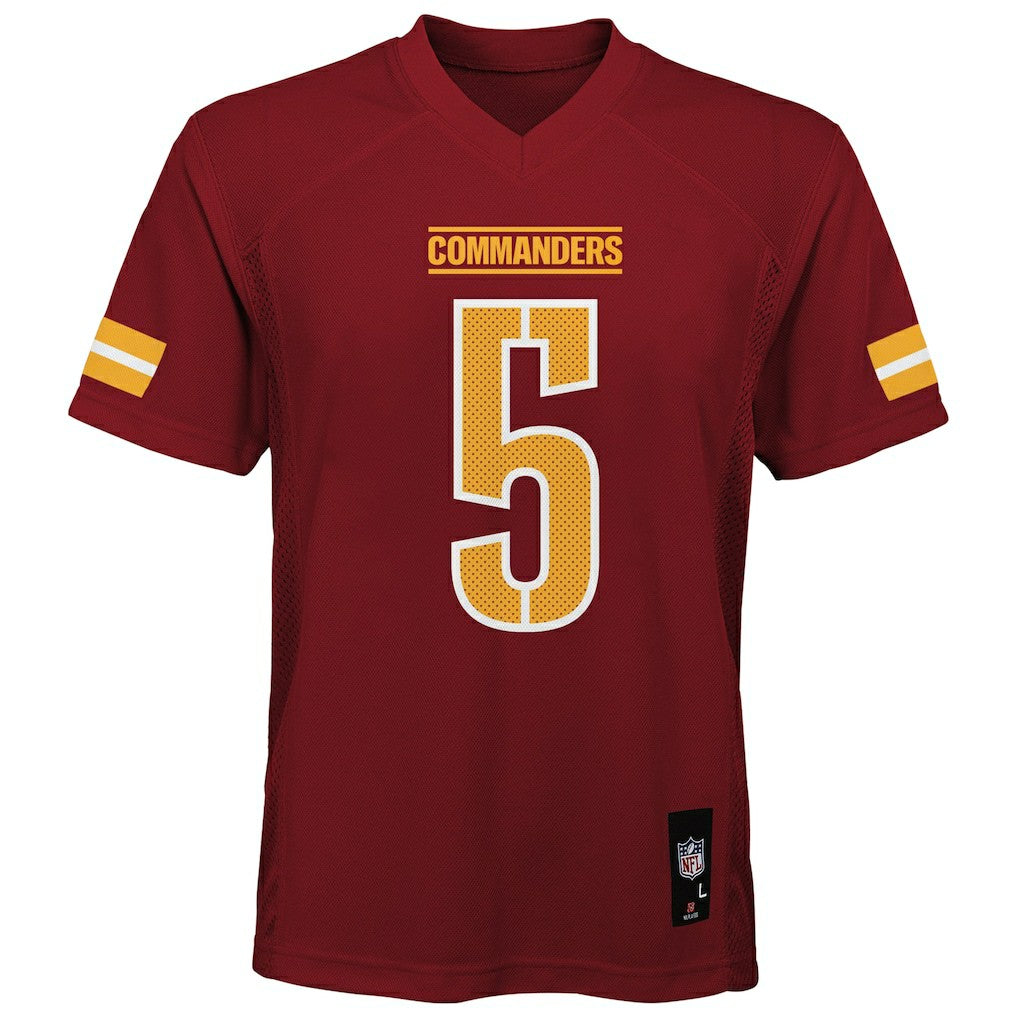 Jayden Daniels Washington Commanders Youth Replica Player Jersey - Burgundy on sale