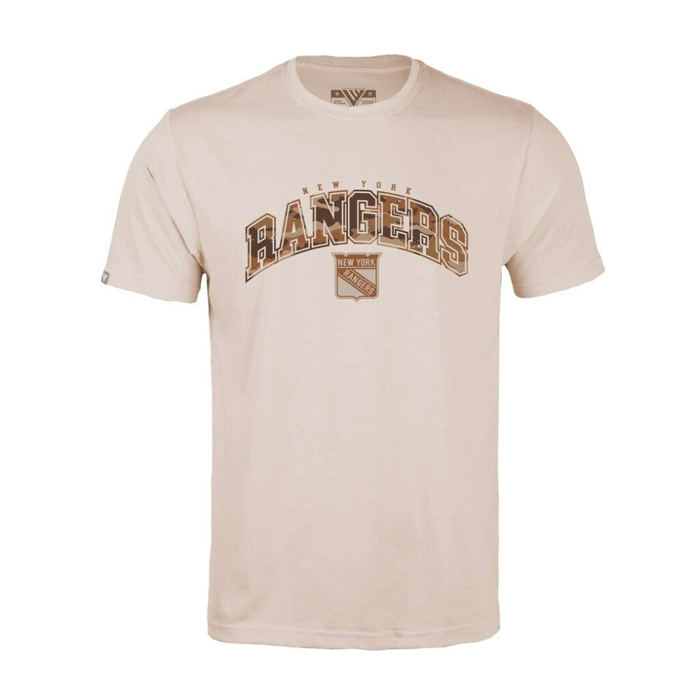 New York Rangers Levelwear Desert Camo Richmond Decoy T-Shirt Khaki