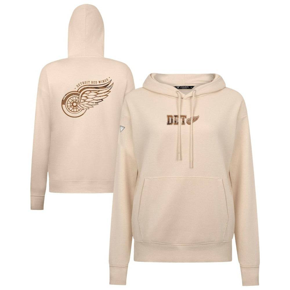 Detroit Red Wings Levelwear Women's Desert Camo Adorn Battalion Pullover Hoodie Khaki