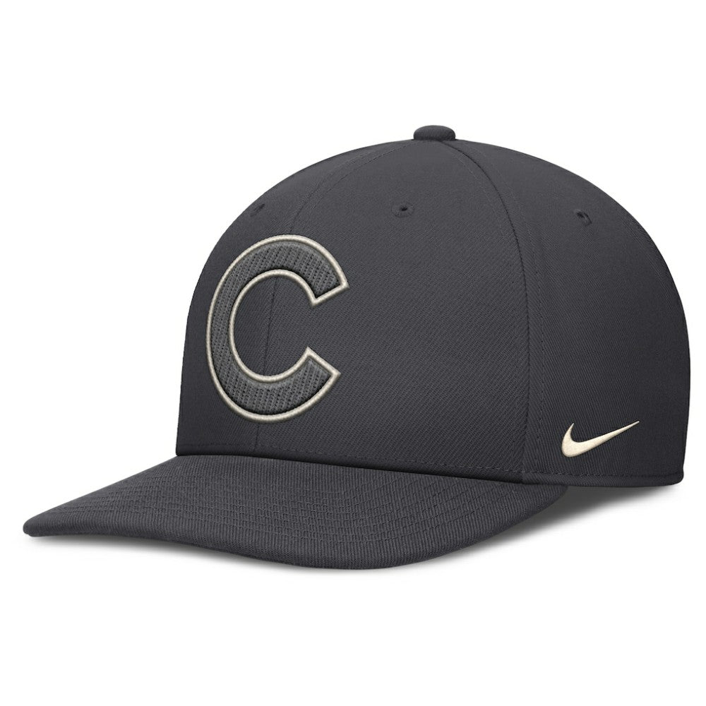 Chicago Cubs Statement Pro Snapback Hat Anthracite | Nike
