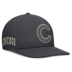 Chicago Cubs Statement Pro Snapback Hat Anthracite | Nike
