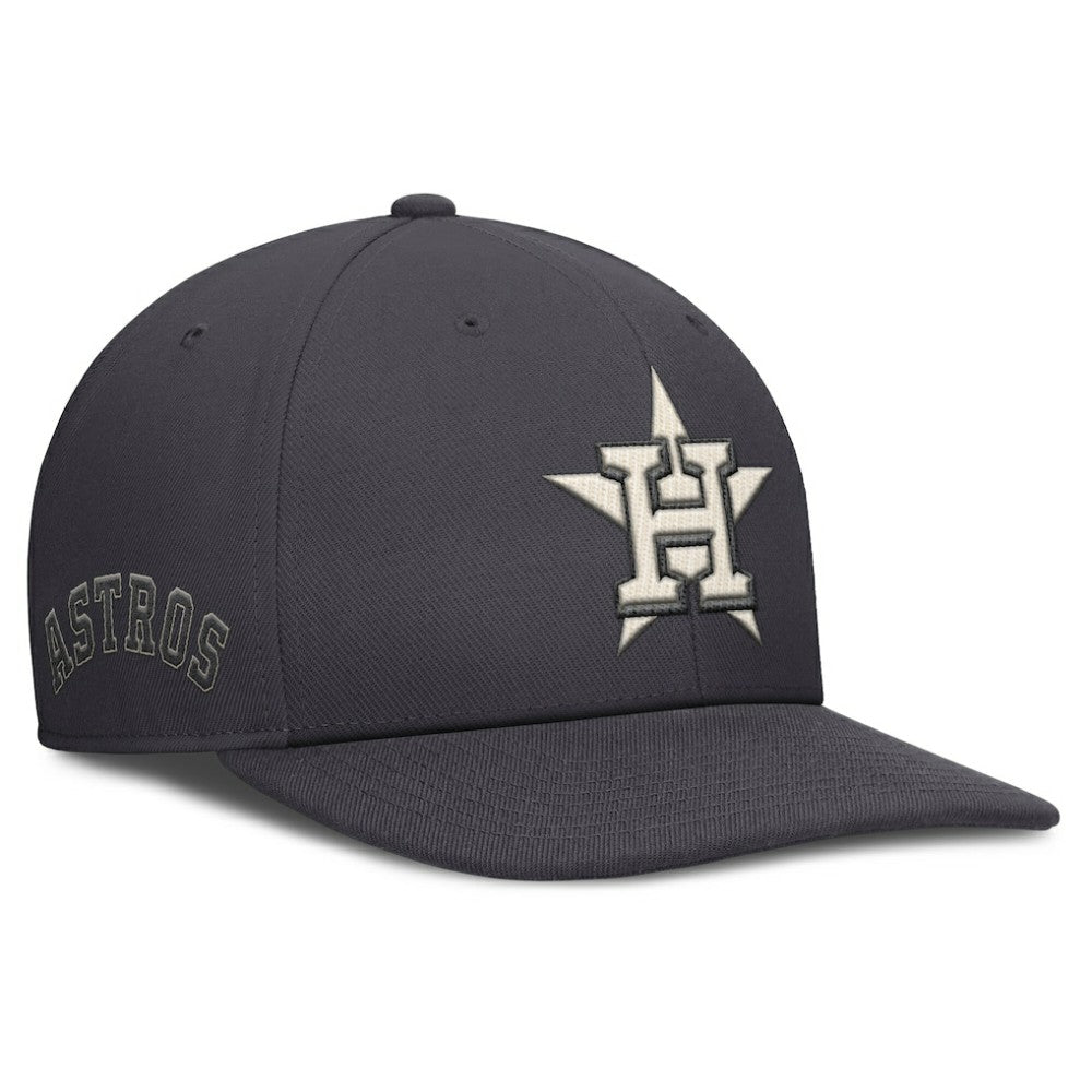 Houston Astros Statement Pro Snapback Hat Anthracite | Nike