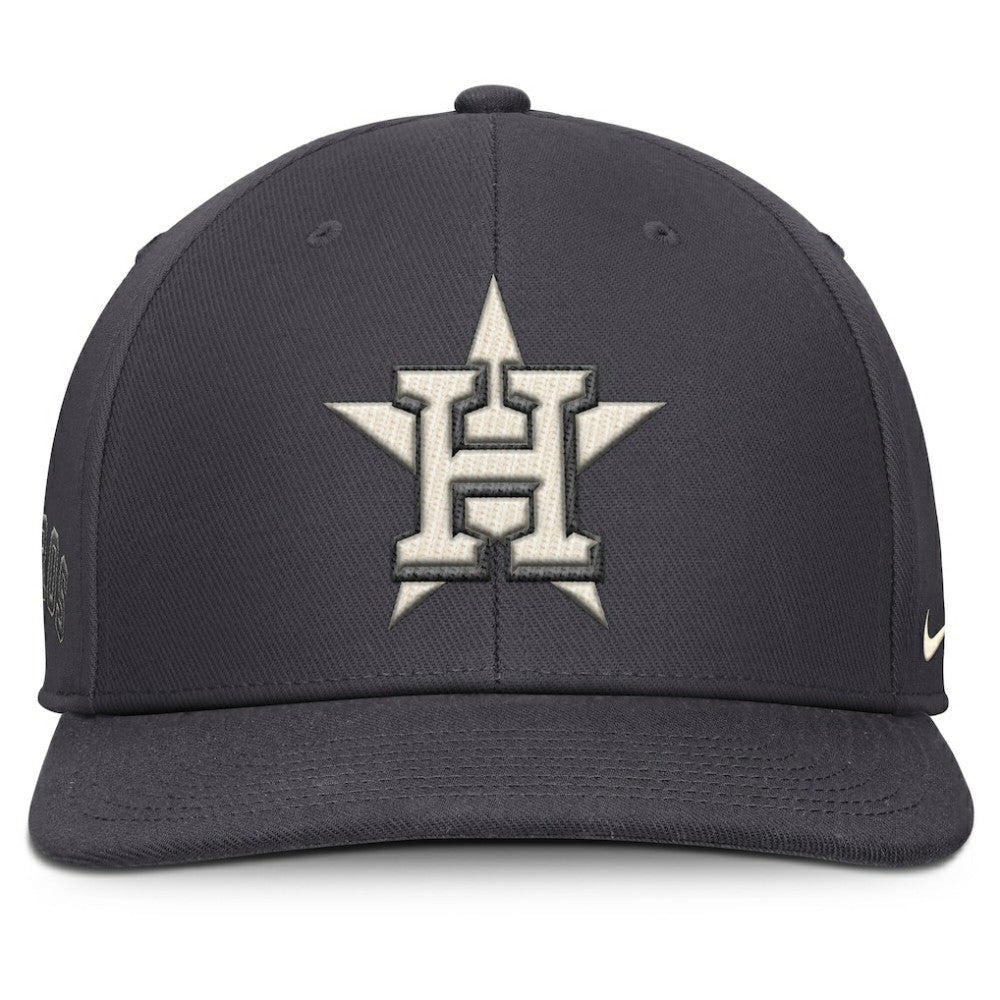 Houston Astros Statement Pro Snapback Hat Anthracite | Nike