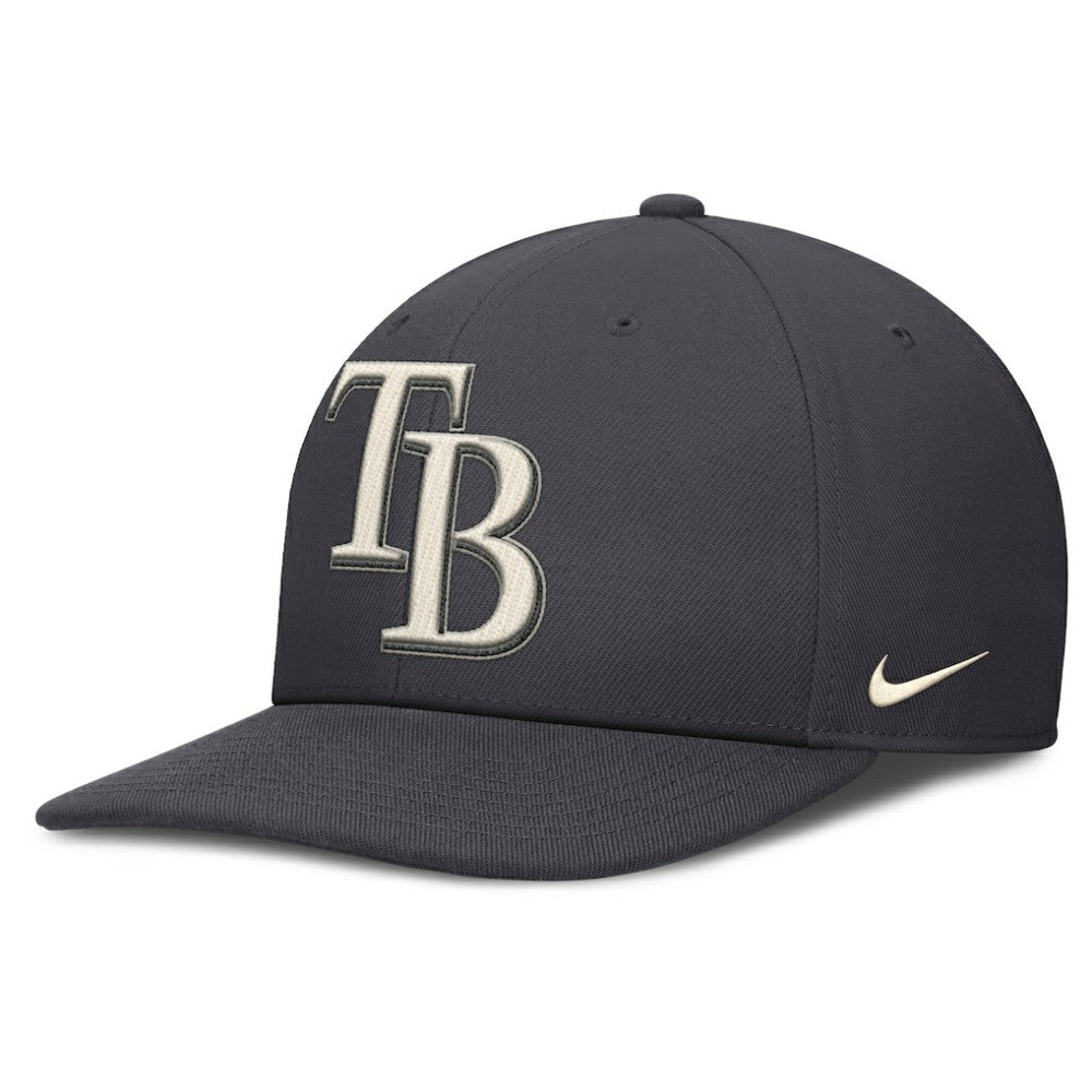 Tampa Bay Rays Statement Pro Snapback Hat Anthracite | Nike