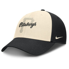 Pittsburgh Pirates Statement Club Performance Adjustable Hat Black/Natural | Nike
