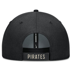 Pittsburgh Pirates Statement Club Performance Adjustable Hat Black/Natural | Nike